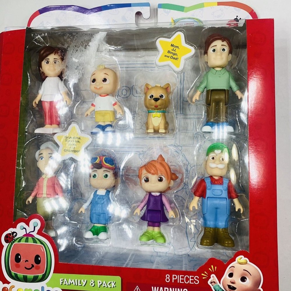 Cocomelon Family 8 Pack Toy